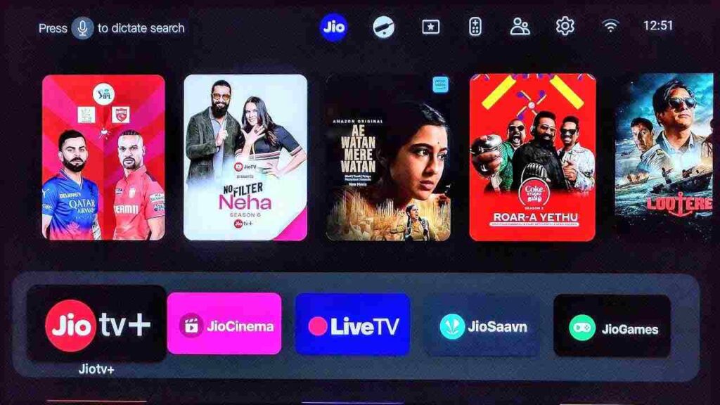 Reliance JioTV+ App