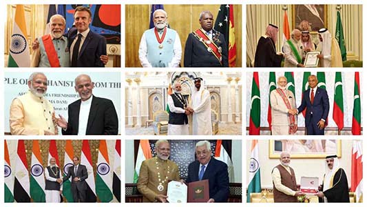 list of international awards received by modi