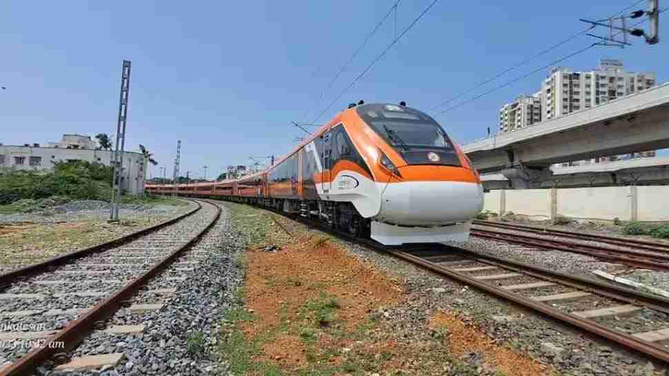 Orange Vande Bharat Express Vande Bharat Sleeper