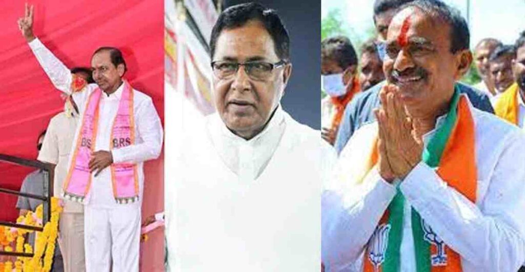 KCR Etela Rajender Janareddy