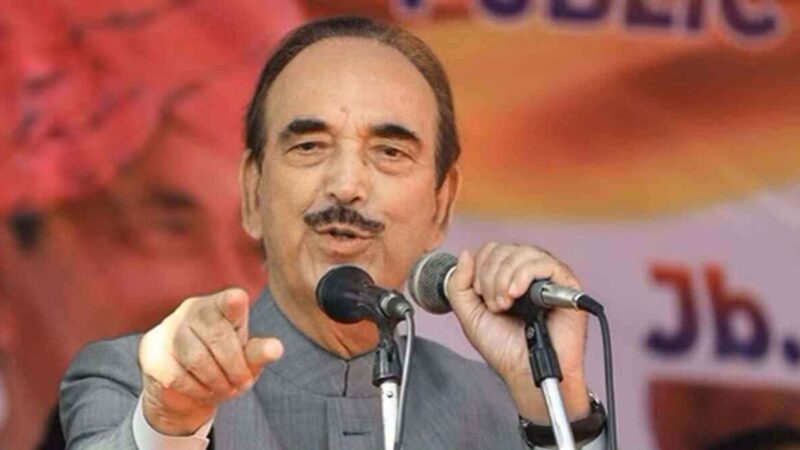 Jammu Kashmir | బీజేపీ పాలిత రాష్ట్రాల నుంచి పోటీ చేసేందుకు రాహుల్ వెనుకాడుతున్నాడు : ఆజాద్