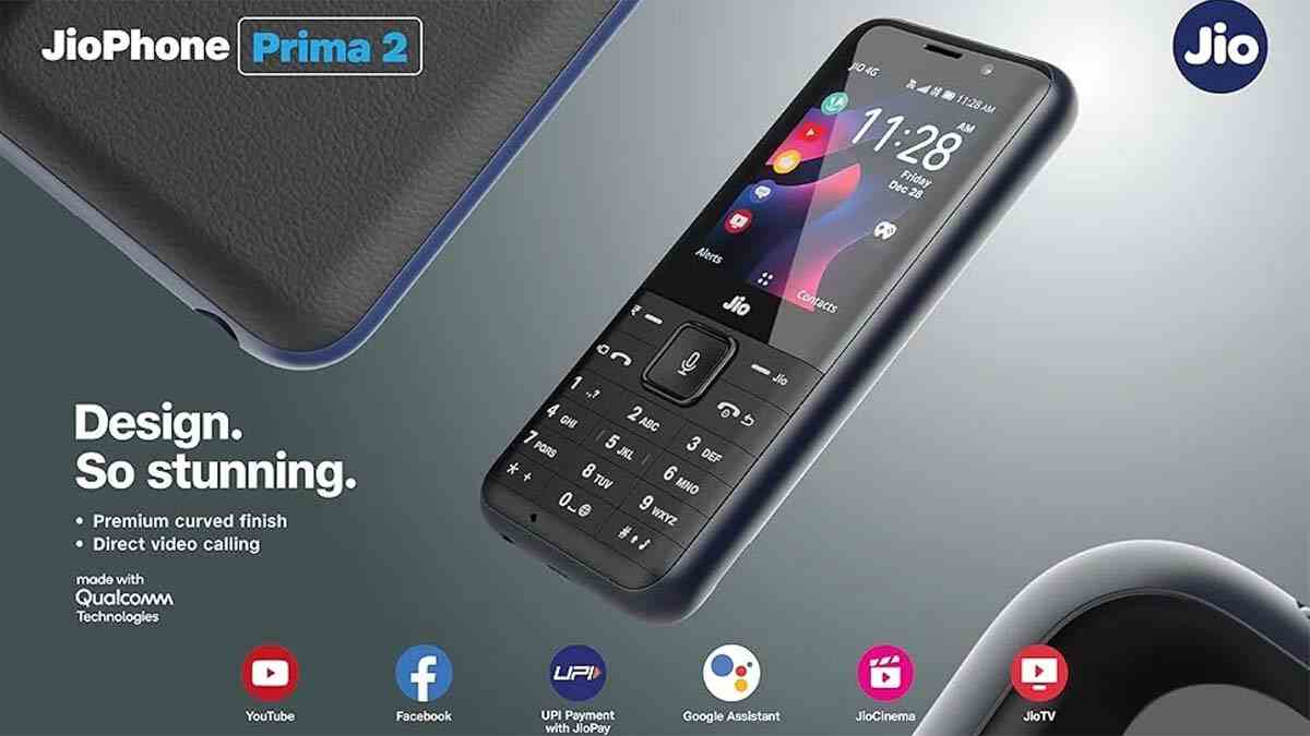 వినూత్న ఫీచర్లతో ప్రీమియం JioPhone Prima 2