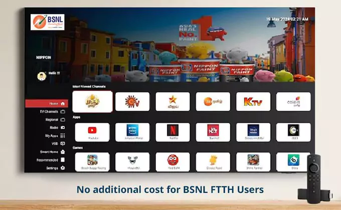 BSNL BiTV Service | ఇప్పుడు  మీ మొబైల్‌లో ఉచితంగా 300+ టీవీ ఛానెళ్లను వీక్షించండి..