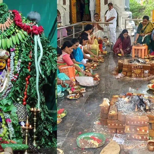 Ekadashi – 2025 | శాకంబ‌రీ అలంకారంలో నిమిషాంబ దేవి అమ్మవారు: భక్తుల రద్దీతో ఆలయంలో సందడి
